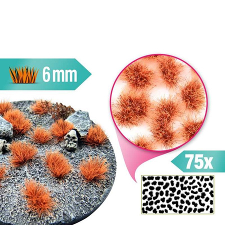 GSW - Martian Fluor Tufts - NEO-TITAN ORANGE