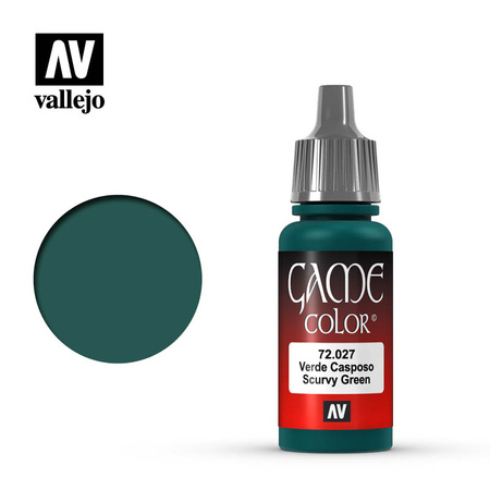 Vallejo: 72.027 - Game Color - Scurvy Green (18 ml)