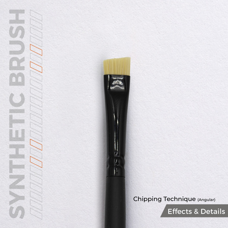 AK Interactive CHIPPING TECHNIQUE (ANGULAR) BRUSH