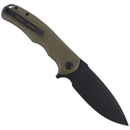 Nóż składany Civivi Praxis OD Green G10, Black Stonewashed 9Cr18MoV (C803F)