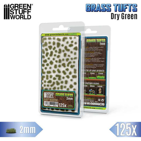 GSW - Static Grass Tufts 2 mm - Dry Green