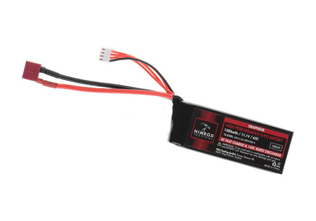 Bateria Lipo 11.1V 1500mAh 65C Graphene Mini Type T-Plug Nimrod
