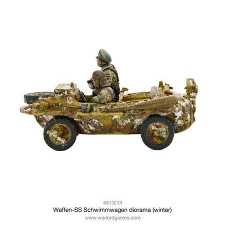 BOLT ACTION Waffen-SS Schwimmwagen diorama (winter)