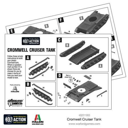 BOLT ACTION Cromwell Cruiser Tank