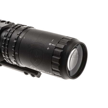 Luneta Celownicza RapidStrike 1-4x24 SFP z Kolimatorem  Impact Micro Red Dot Kit Czarna Firefield