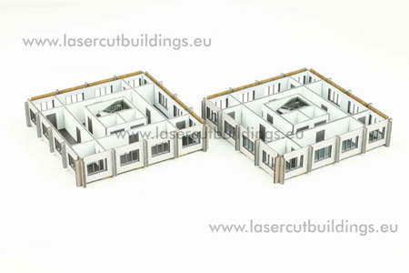 Biurowiec II dodatkowe piętra LBHP0358 - prepaint - 1:56 / 28mm
