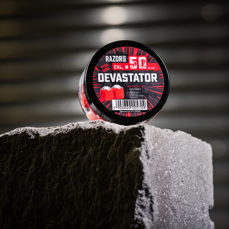 Kule metalowe Devastator Kal. .50 50szt. RazorGun