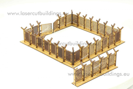 Zestaw płot fabryczny II - 1:56 / 28mm