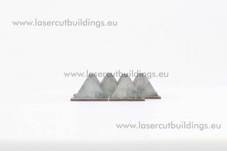 Zęby smoka - Umocnienia I LBHP0048 - prepaint - 1:56 / 28mm 