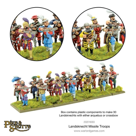 Pike & Shotte Landsknecht Missile Troops 