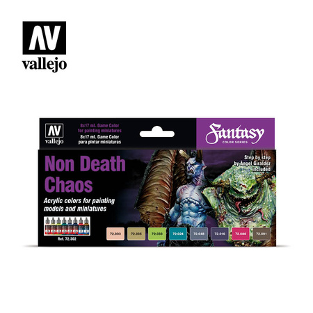 Vallejo Zestaw 8 Game Color Non Death Chaos