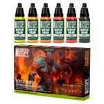 Green Stuff World Paint Set - Flaming Orange