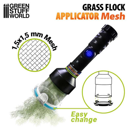 GSW - Grass Flock Applicator - Small Mesh