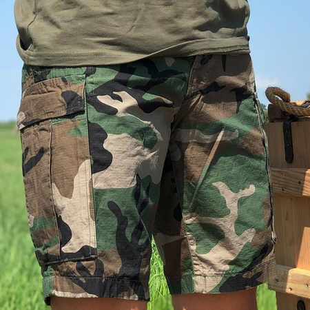 Spodnie krótkie CARGO Woodland XXL Fostex OUTLET