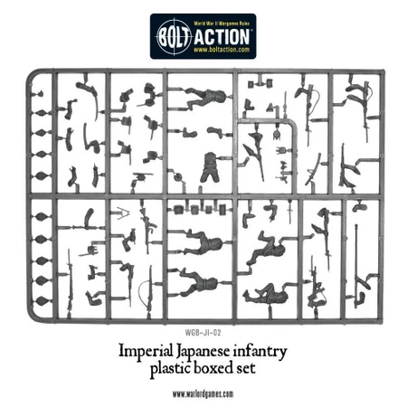 BOLT ACTION Imperial Japanese Infantry Plastic Boxed Set