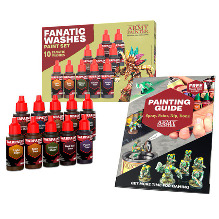 The Army Painter: Warpaints - Fanatic - Washes Paint Set