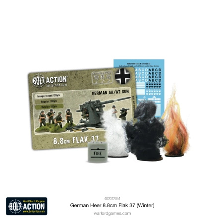 BOLT ACTION - German Heer 8.8cm Flak 37 (Winter)