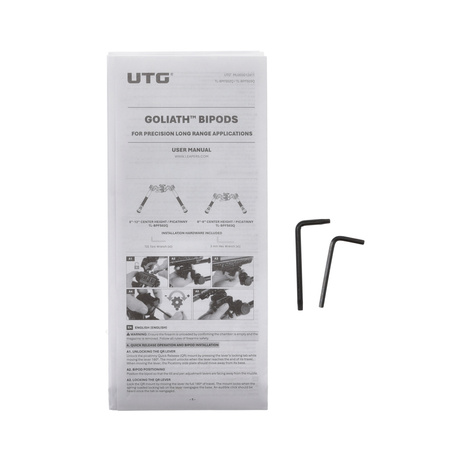 Bipod Dwójnóg Leapers UTG Goliath 8-12", picatinny