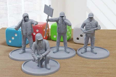 PM - Criminals and Radicals Pack 1 - 3D Printed - 28mm