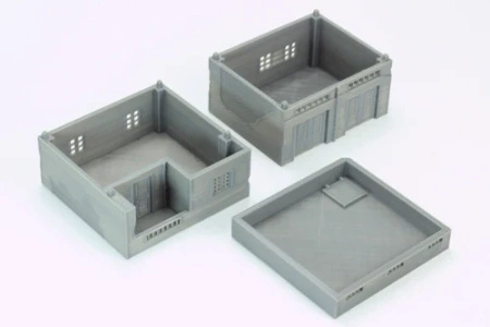 PM - Arab Urban Buildings set of Four Town Houses - 3D Printed - 28mm