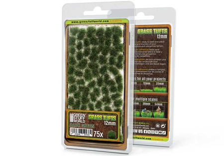 GSW - Static Grass Tufts 12 mm - Dark Green