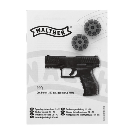 Pistolet wiatrówka Walther PPQ 4,5 mm CO2