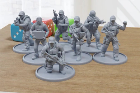 PM - Private Military Contractors - 3D Printed - 28mm