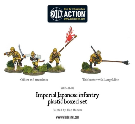 BOLT ACTION Imperial Japanese Infantry Plastic Boxed Set