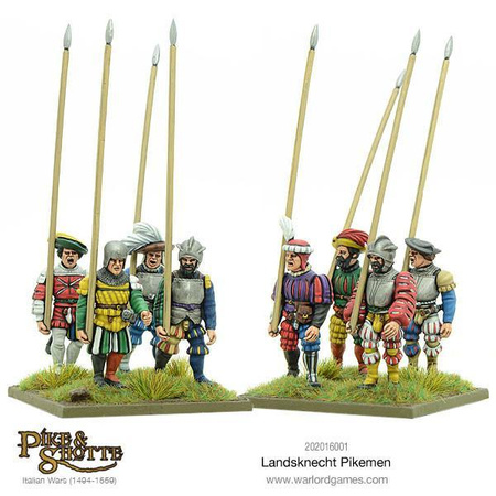 Pike & Shotte Landsknechts Pikemen