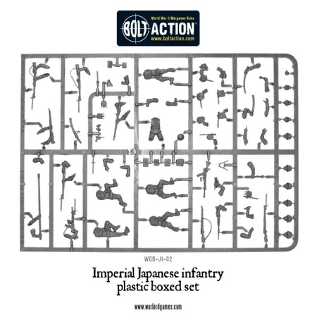 BOLT ACTION Imperial Japanese Infantry Plastic Boxed Set