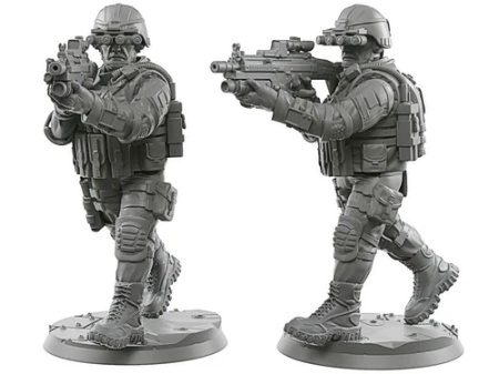 PM - Night-Ops Soldier - 3D Printed - 28mm
