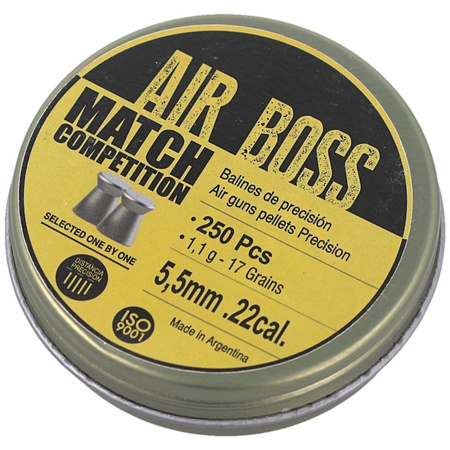 Śrut Apolo Air Boss Match Competition 5.5 mm, 250 szt. 1.10g/17.0gr 