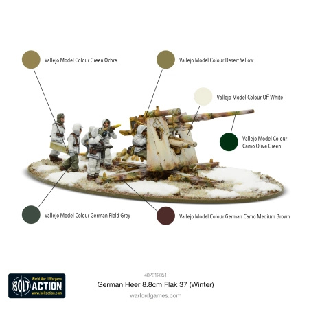 BOLT ACTION - German Heer 8.8cm Flak 37 (Winter)