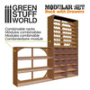 Green Stuff World MDF Vertical rack with Drawers