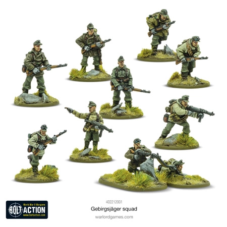 BOLT ACTION Gebirgsjager squad