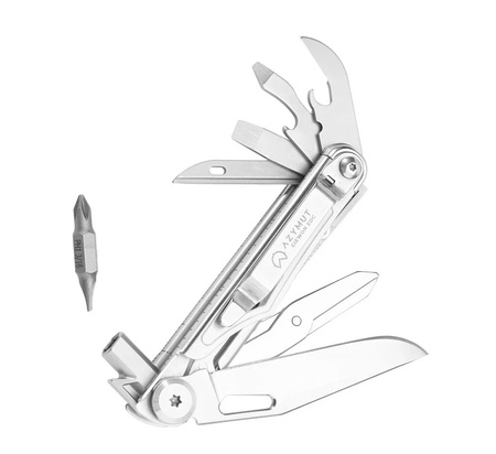 Multitool AZYMUT Giewon EDC - 8 narzędzi + kabura do pasa