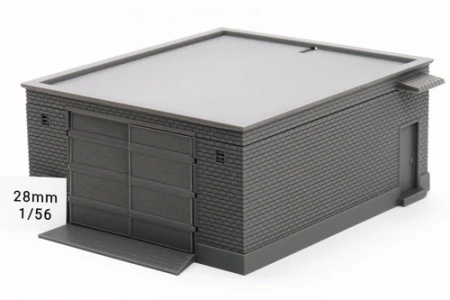 PM - Soviet Workshop Garage - 3D Printed - 28mm