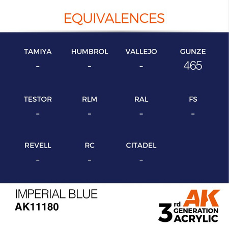 AK Interactive IMPERIAL BLUE – STANDARD