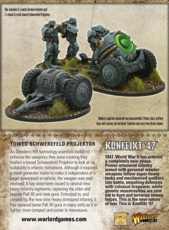 Konflikt '47 German Towed Schwerefeld Projektor