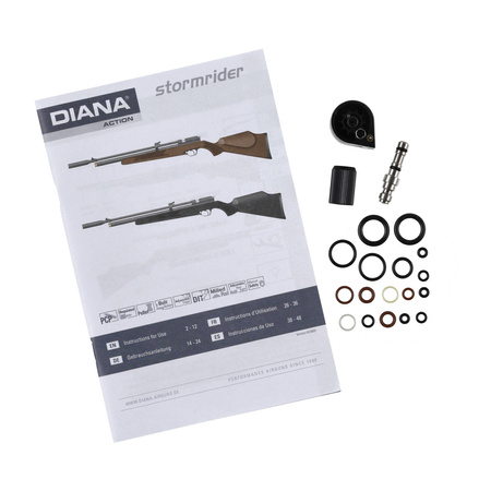 Wiatrówka Diana PCP Stormrider 4,5 mm Ek < 17J czarny syntetyk