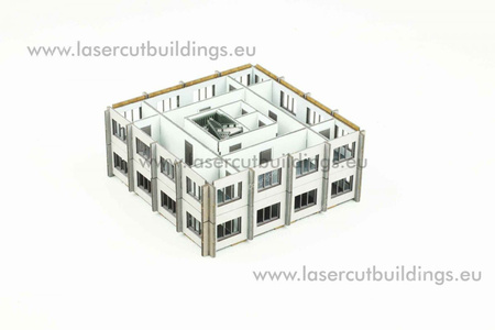 Biurowiec II dodatkowe piętra LBHP0358 - prepaint - 1:56 / 28mm