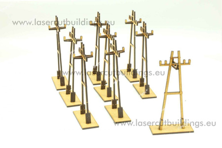 Zestaw słupów III LBH0975 - 1:56 / 28mm