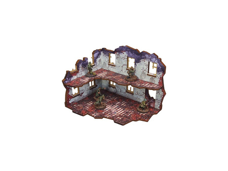 MICRO ART - WW2 Ostfront Stalingrad Univermag Right (1) (28mm) PREPAINTED