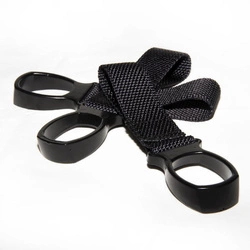 Uchwyt plast.z paskiem pałki Tonfa Czarny KEL-MET 