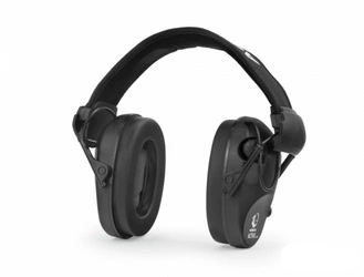 Ochronniki słuchu aktywne PRO czarne + okulary strzeleckie RealHunter