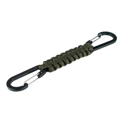 Podwójny karabińczyk Paracord zielony 101INC