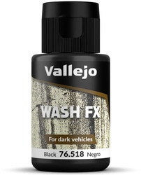 Vallejo: 76.518 - Wash FX - Black (35 ml)