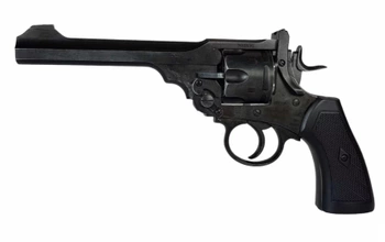 Rewolwer wiatrówka WEBLEY MKVI .455 Service kal.5,5 mm Diabolo łuski 6-strzałowy lufa 6" Battlefield CO2 Ekp do17J