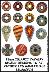 Islamic Cavalry Shield Transfers 6 – Kalkomanie do tarcz islamskiej kawalerii