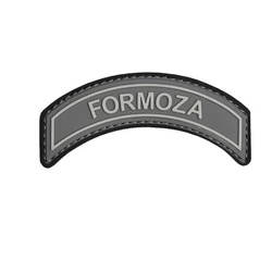 Naszywka 3D PVC FORMOZA grey 101 INC